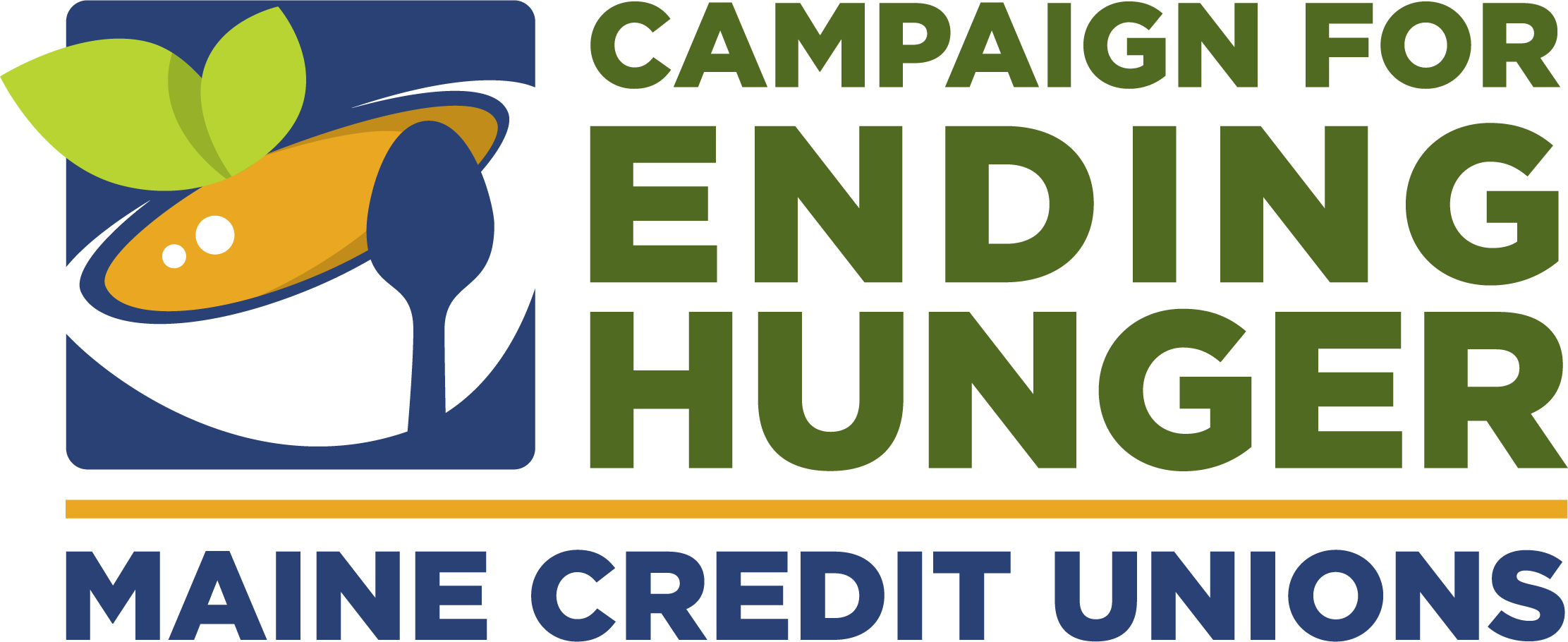 Campaign for Ending Hunger Maine Credit Unions Logo
